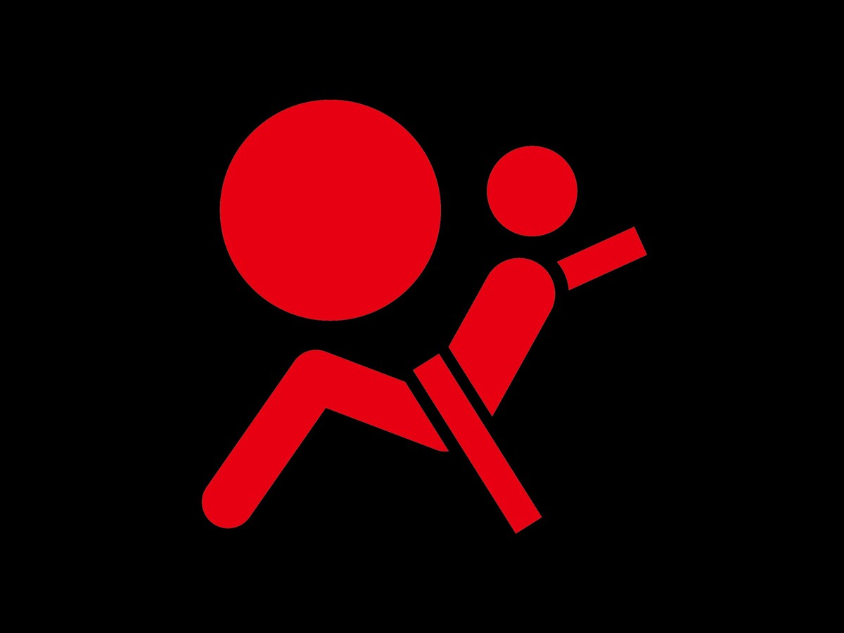 ▲N-BOX エアバッグシステム警告灯（赤色）